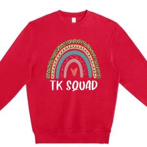 TK Squad Transitional Kindergarten Teacher Back To School Premium Crewneck Sweatshirt