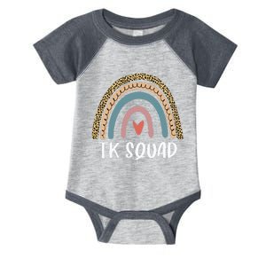 TK Squad Transitional Kindergarten Teacher Back To School Infant Baby Jersey Bodysuit