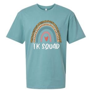 TK Squad Transitional Kindergarten Teacher Back To School Sueded Cloud Jersey T-Shirt