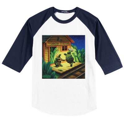 Terrapin Station Baseball Sleeve Shirt