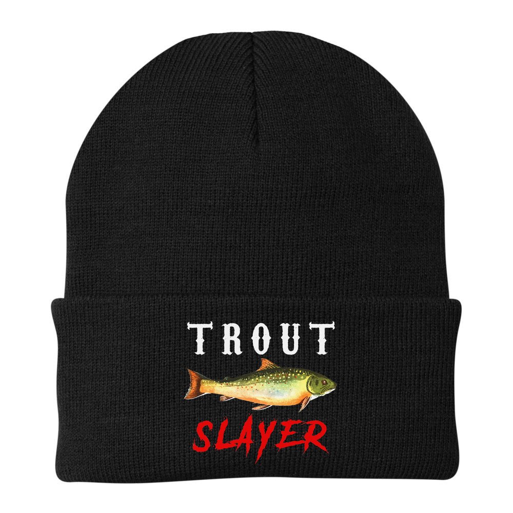 Trout Slayer Trout Fishing For Anlgers Beanie