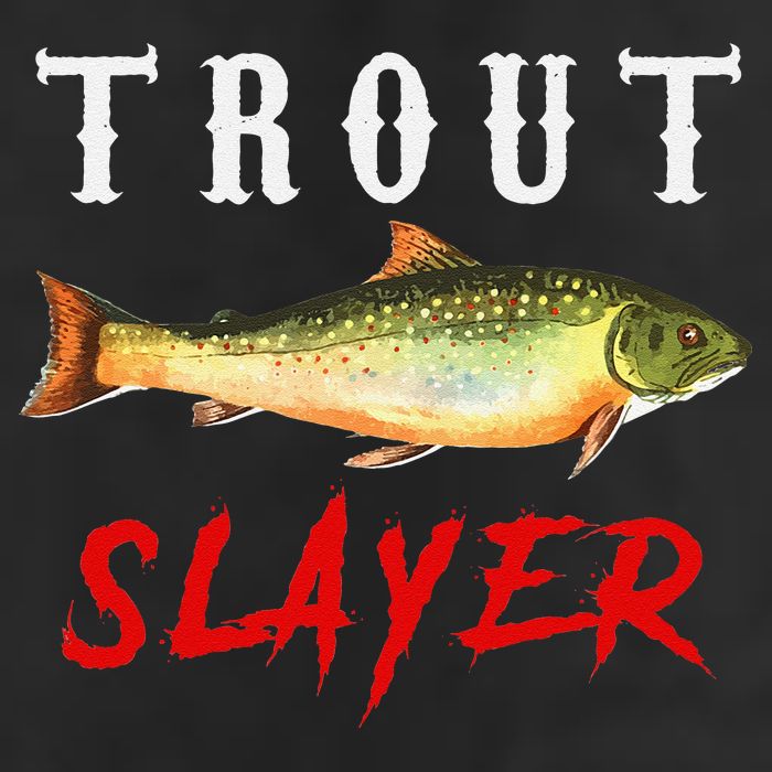 Trout Slayer Trout Fishing For Anlgers Golf Towel