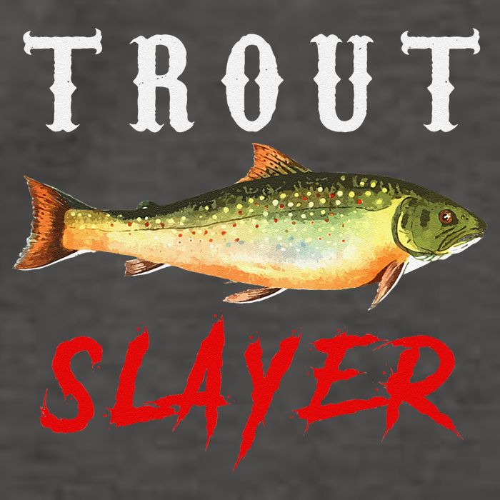 Trout Slayer Trout Fishing For Anlgers Vector Backpack