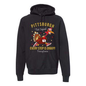 Trot Squad Turkey Thanksgiving 2024 Pennsylvania Pittsburgh Premium Hoodie