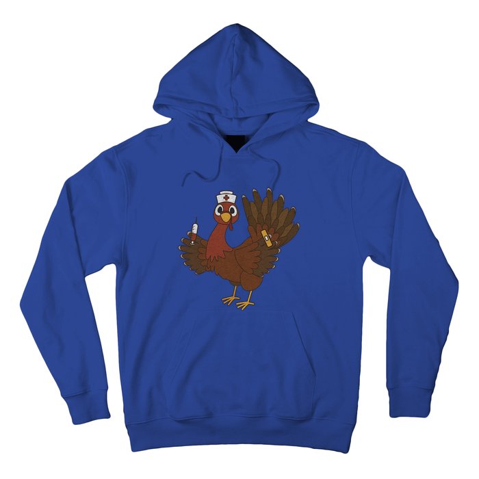 Thanksgiving Scrub Tops Turkey Nurse Holiday Nursing Gift Hoodie