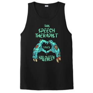 This Speech Therapist Loves Halloween Speech Therapy Zombie PosiCharge Competitor Tank