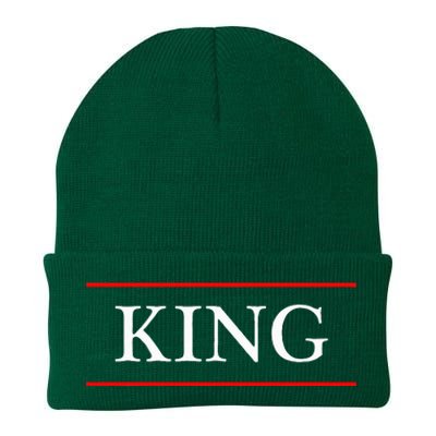 That Says The Word King On It Knit Cap Winter Beanie