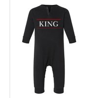 That Says The Word King On It Infant Fleece One Piece