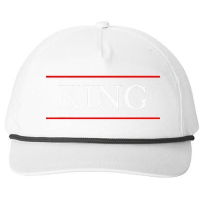 That Says The Word King On It Snapback Five-Panel Rope Hat