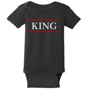 That Says The Word King On It Baby Bodysuit