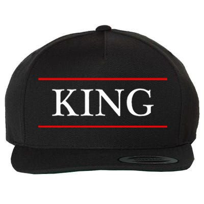 That Says The Word King On It Wool Snapback Cap