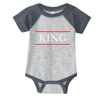 That Says The Word King On It Infant Baby Jersey Bodysuit