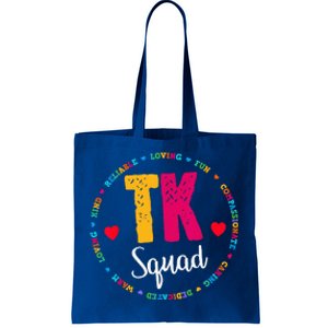 TK Squad Tee Transitional Kindergarten Teacher Team Crew Tote Bag