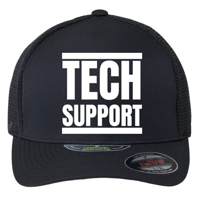 Tech Support Flexfit Unipanel Trucker Cap
