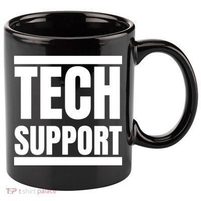 Tech Support 11oz C Handle Ceramic Mug