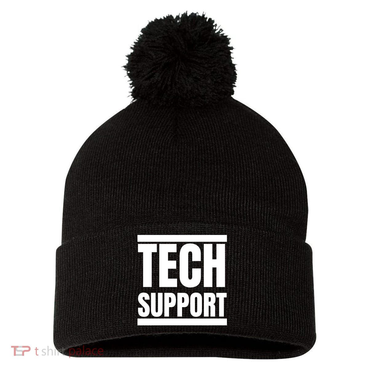 Tech Support Pom Pom 12in Knit Beanie