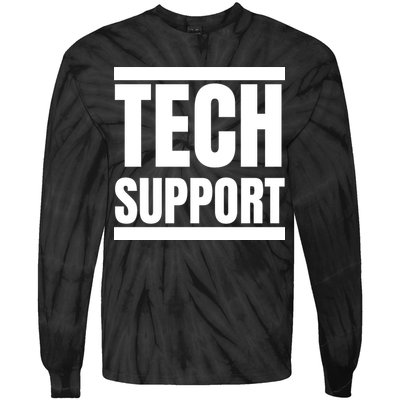 Tech Support Tie-Dye Long Sleeve Shirt