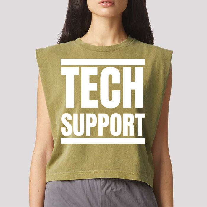 Tech Support Garment-Dyed Women's Muscle Tee