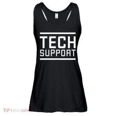 Tech Support Ladies Essential Flowy Tank