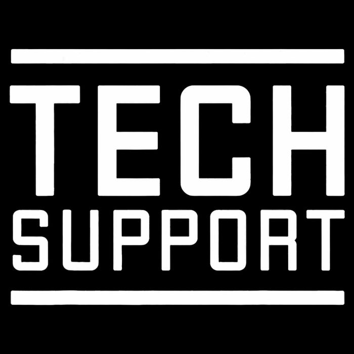 Tech Support Flat Bill Trucker Hat