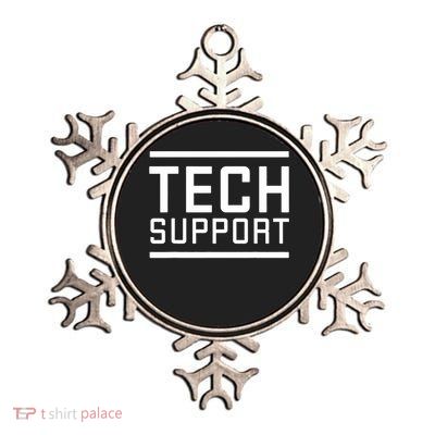 Tech Support Metallic Star Ornament