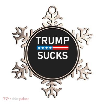 Trump Sucks Metallic Star Ornament