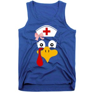 Thanksgiving Scrub Tops Turkey Nurse Nursing Cool Gift Tank Top