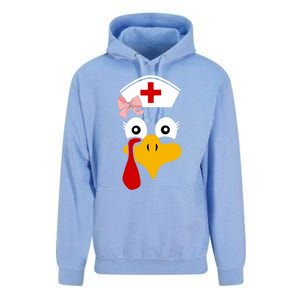 Thanksgiving Scrub Tops Turkey Nurse Nursing Cool Gift Unisex Surf Hoodie