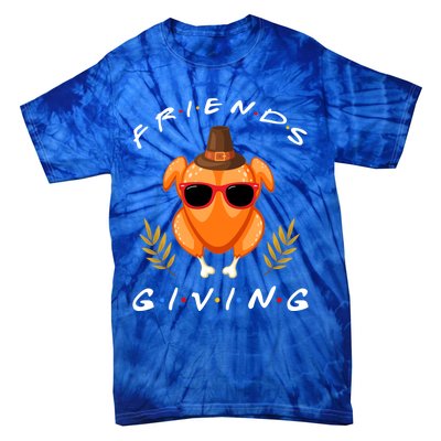 Turkey Squad Team Thanksgiving Friend Meaningful Gift Tie-Dye T-Shirt