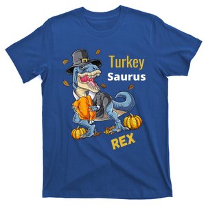 Turkey Saurus Tcute Giftrex Funny Pilgrim Dinosaur Thanksgiving Gift T-Shirt