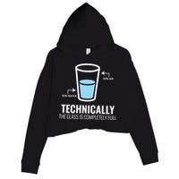 Technically Science Crop Fleece Hoodie
