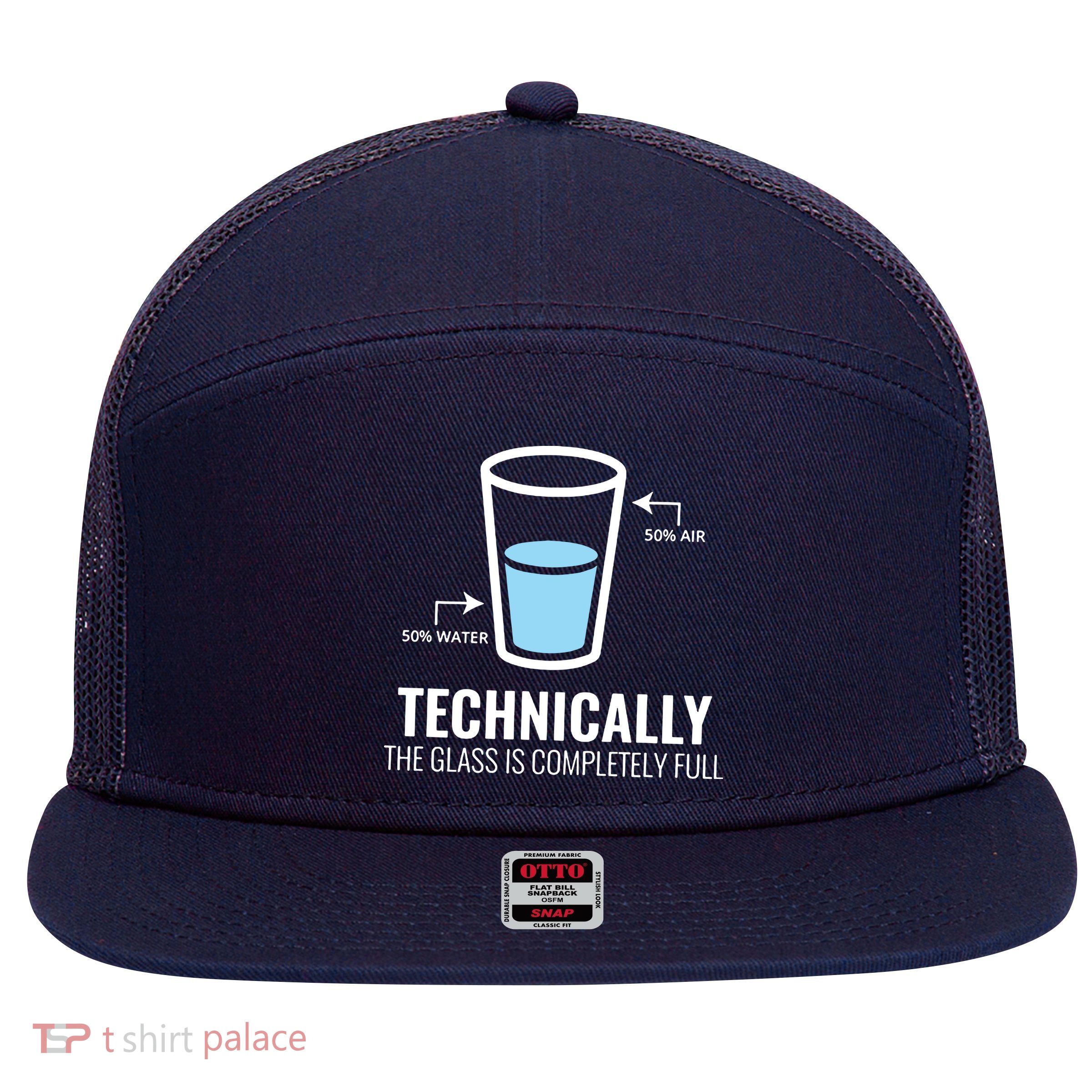 Technically Science 7 Panel Mesh Trucker Snapback Hat