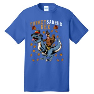 Turkey Saurus Tcute Giftrex Thanksgiving Dinosaur Costume Boys Gift Tall T-Shirt