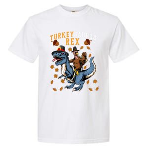 Turkey Saurus Tcute Giftrex Thanksgiving Dinosaur Costume Boys Gift Garment-Dyed Heavyweight T-Shirt