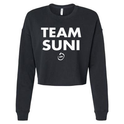 Team Suni Cropped Pullover Crew