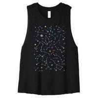 The Stars Women's Racerback Cropped Tank