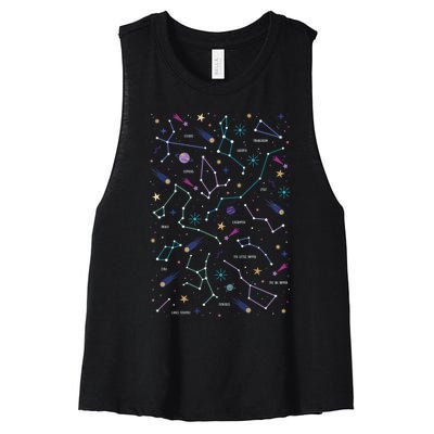 The Stars Women's Racerback Cropped Tank