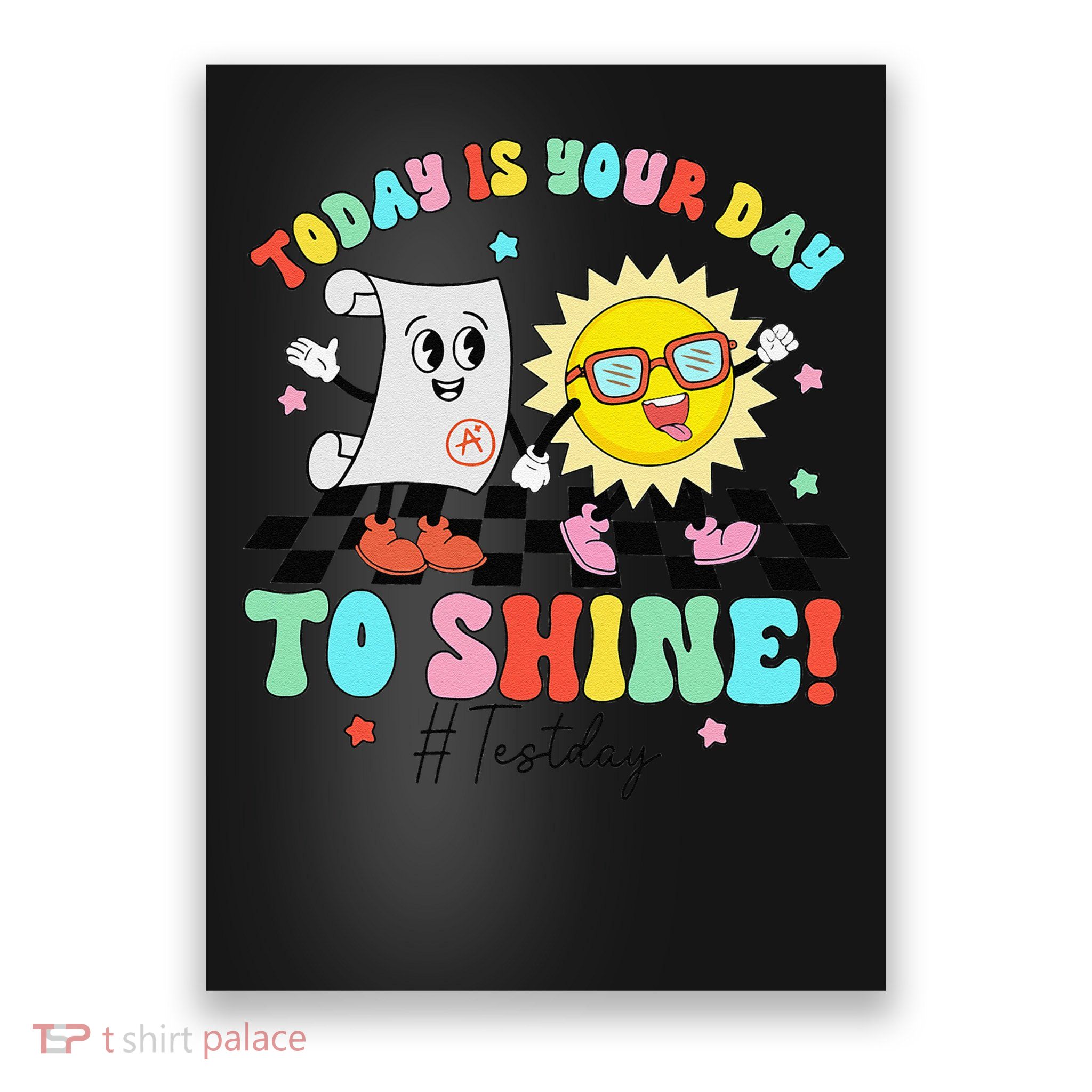 Teacher School Testing Day You Are More Than Test Score Poster