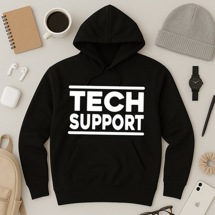 Tech Support Tech Support Funny Hoodie