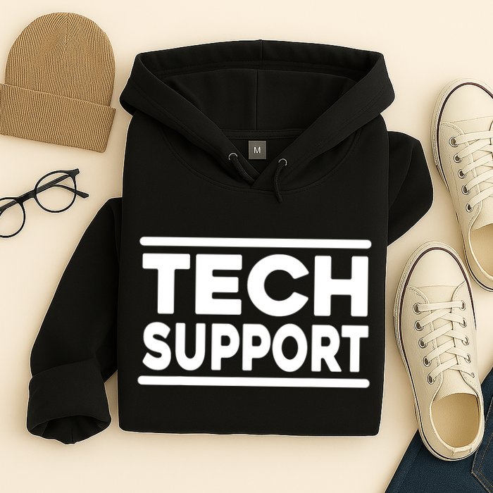 Tech Support Tech Support Funny Hoodie