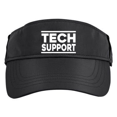 Tech Support Tech Support Funny Adult Drive Performance Visor
