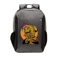 TRex Santa Trick Or Treating Halloween Funny Vector Backpack