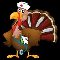 Thanksgiving Scrub Tops Turkey Nurse Gift Holiday Nursing Cool Gift Performance Shirt