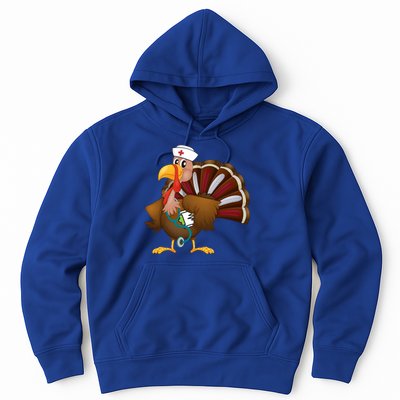Thanksgiving Scrub Tops Turkey Nurse Gift Holiday Nursing Cool Gift Hoodie