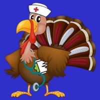 Thanksgiving Scrub Tops Turkey Nurse Gift Holiday Nursing Cool Gift Button