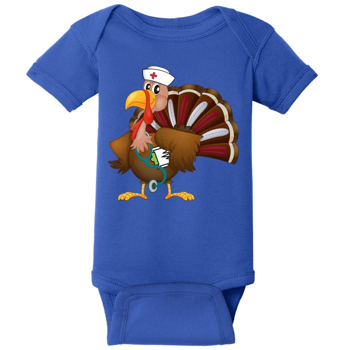 Thanksgiving Scrub Tops Turkey Nurse Gift Holiday Nursing Cool Gift Baby Bodysuit