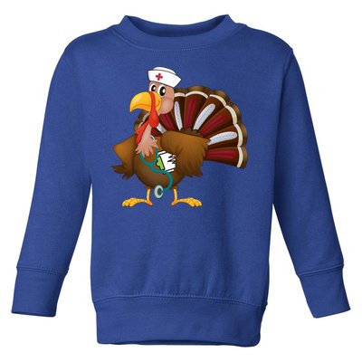 Thanksgiving Scrub Tops Turkey Nurse Gift Holiday Nursing Cool Gift Toddler Sweatshirt