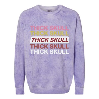Thick Skull Colorblast Crewneck Sweatshirt