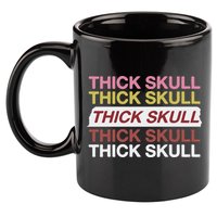 Thick Skull 11oz C Handle Ceramic Mug
