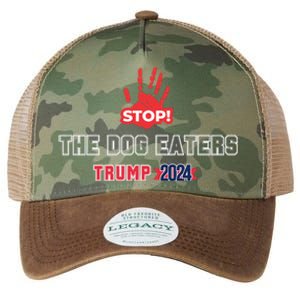 Trump Stop The Dog Eaters Trump 2024 Legacy Tie Dye Trucker Hat